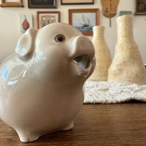 Vintage Fitz and Floyd Cream Pig Creamer